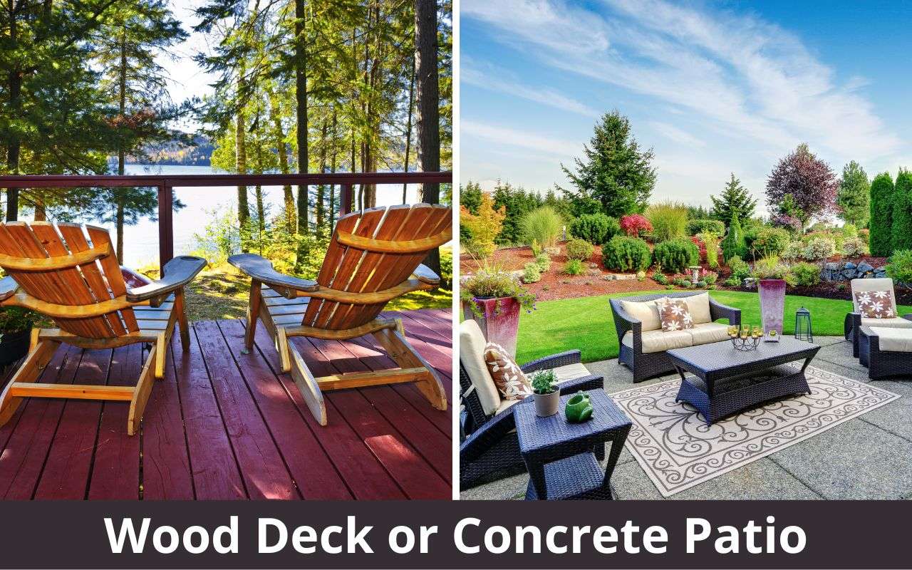 Wood Deck or Concrete Patio